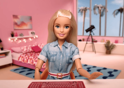 Interactive film for Mattel featuring Barbie